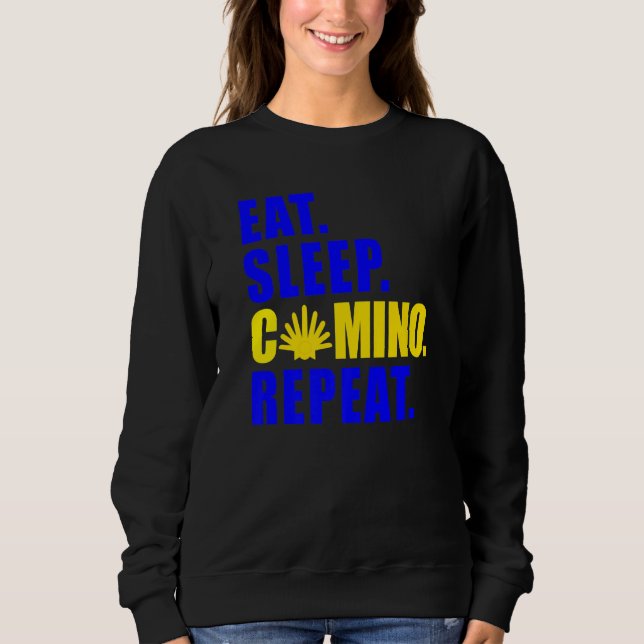 HIKE WALK CAMINO DE SANTIAGO DE COMPOSTELA JAMES W T SHIRT (Framsida)