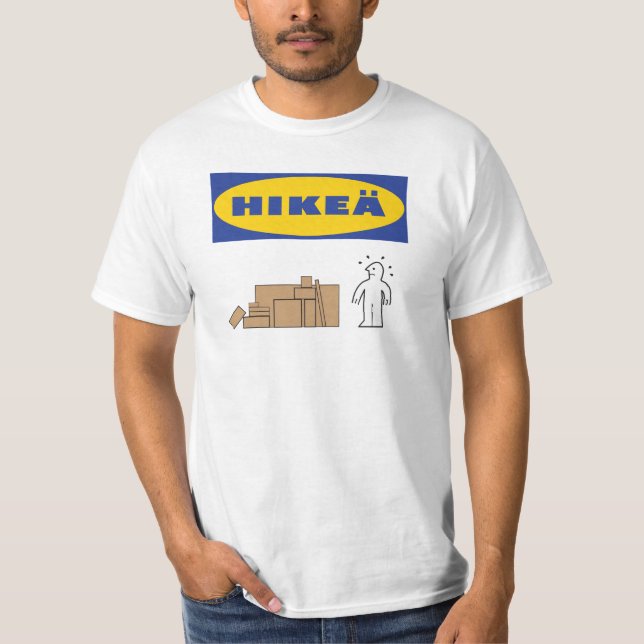 Hikeä logotyp tee (Framsida)