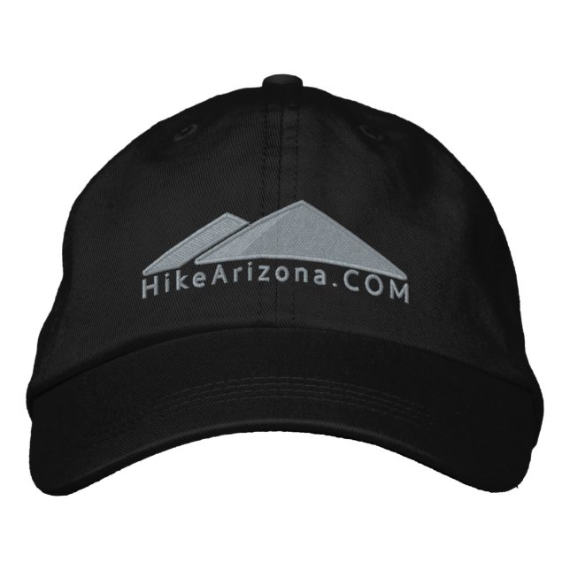 HikeArizona.COM - Stone Embroized Baseball Cap Broderad Keps (Framsida)