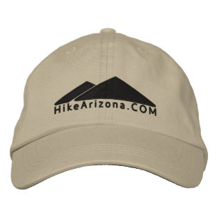 HikeArizona.COM - svart broderade basket Broderad Keps