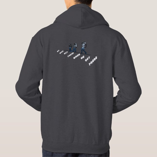 Hiker, anställa hoodie (Baksida)