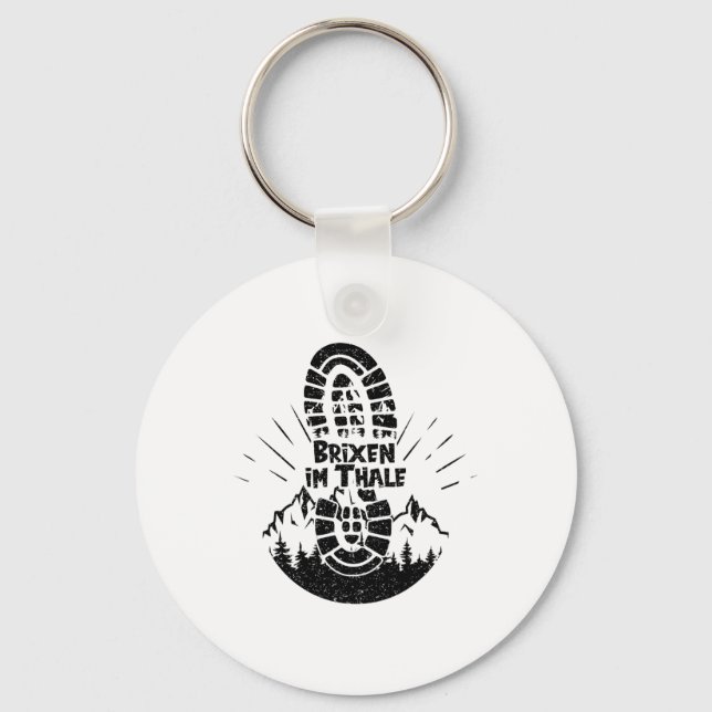 Hiker Brixen Im Thale Tyrol Austria Vacation Hikin Nyckelring (Framsida)