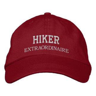 Hiker Extraordinaire-broderad kap Broderad Keps