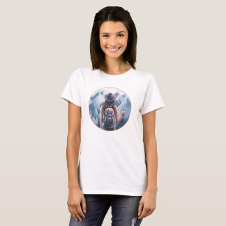 Hiker-flicka T Shirt