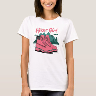 Hiker-flicka T Shirt