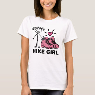 Hiker-flicka T Shirt