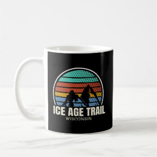 Hiker-förstoring av is/ålder kaffemugg