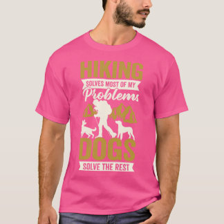 Hiker Hund älskare Gift T Shirt