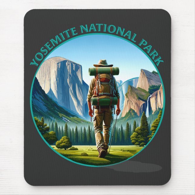 Hiker i nationalparken Yosemite Musmatta (Framsidan)