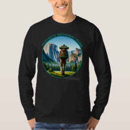 Hiker i nationalparken Yosemite T Shirt