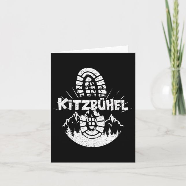 Hiker Kitzbühel Tyrol Austria Vacation Kort (Framsida)