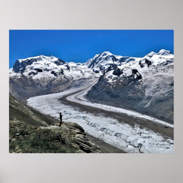 Hiker och Gornergrat Poster (Framsidan)