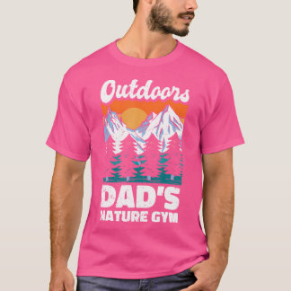 Hiker Pappa Wildlife-klimatet Outdoo T Shirt