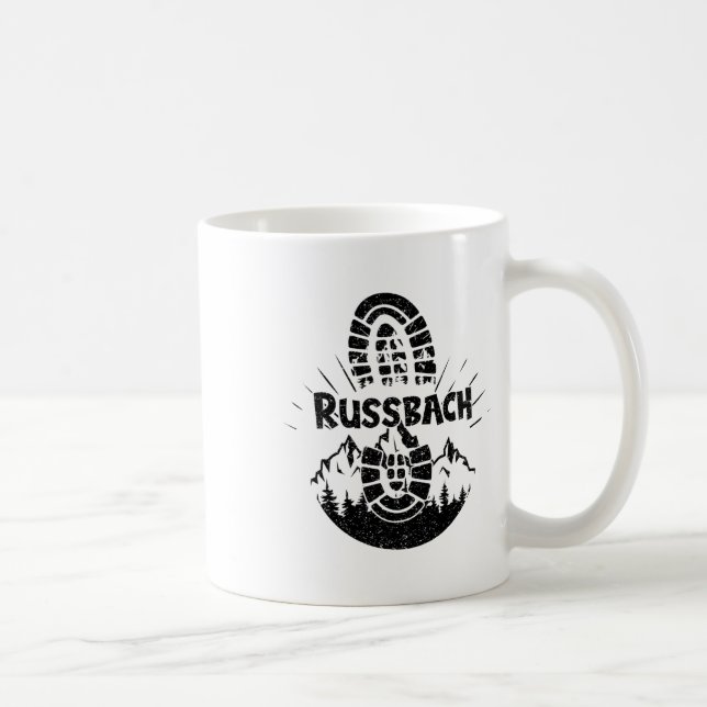Hiker Russbach Sheimerburger Land Austria Vacation Kaffemugg (Höger)
