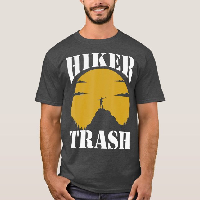 Hiker Sopor Funny Hiker Mountain Natature T Shirt (Framsida)