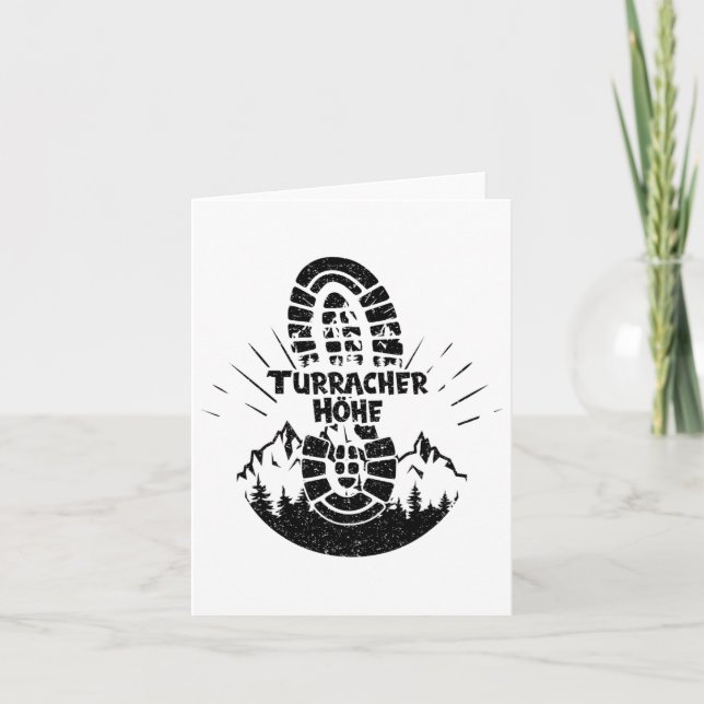 Hiker Turracher Höhe Kärnten Austria Vacation Kort (Framsida)