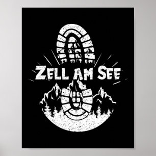 Hiker Zell Am Se Sheimerburger Land Vacation Poster