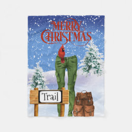 Hikers jul Fleece Blanket