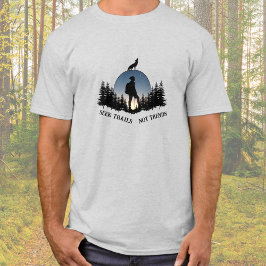 Hikers Wilderness Äventyr Manar s T-shirt