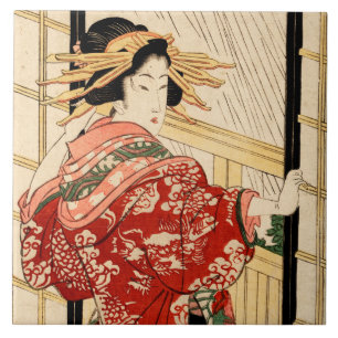 Hikeyotsu utan namn (japansk utskrift av Vintage) Kakelplatta