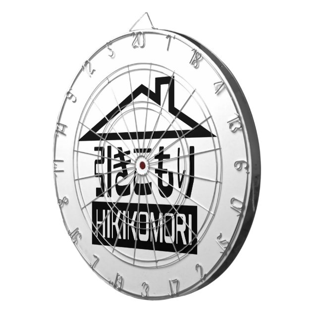 Hikikomori 引 き こ も り japanska recluse darttavla (Högra Framsidan)