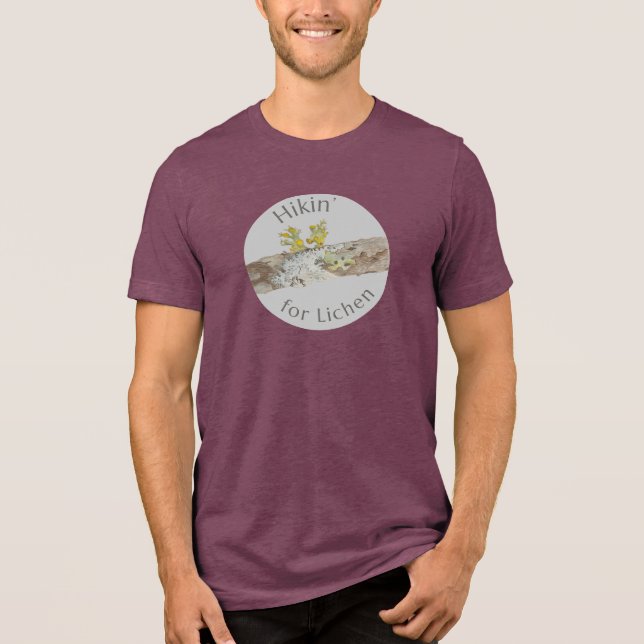 Hikin' for Lichen T Shirt (Framsida)