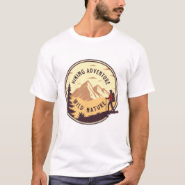Hiking Adventure Wild Nature Retro Mountain T Shirt