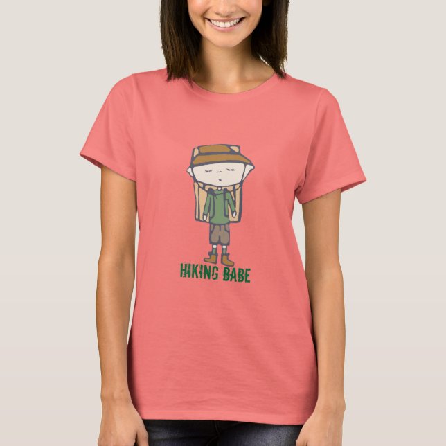 HIking babe t-shirt (Framsida)