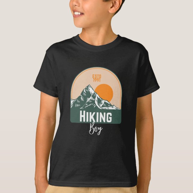 Hiking Boy T Shirt (Framsida)