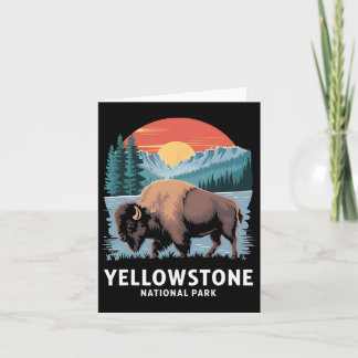 Hiking Camping Yellowstone National Park Wildlife Kort
