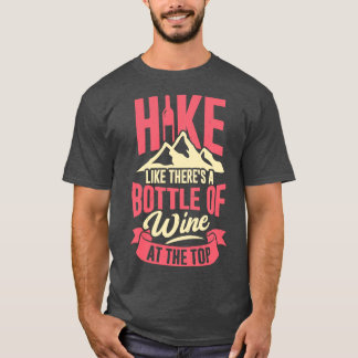 Hiking Girl Mountain Mountaineering Hiker Gift T Shirt