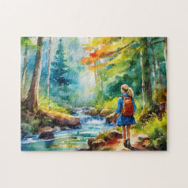 Hiking Girl Pussel