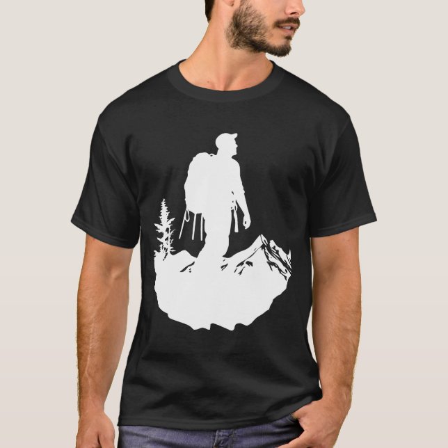 Hiking Graphic Tees for Women - Nature Inspired T Shirt (Framsida)