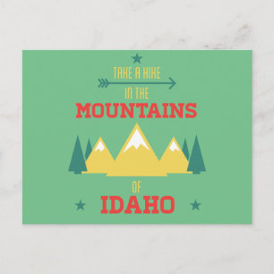 Hiking i Idaho Vykort