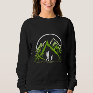 Hiking in the Mountains  Father and Son T Shirt
