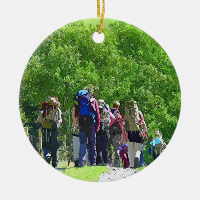 HIKING JULGRANSPRYDNAD KERAMIK (Framsidan)