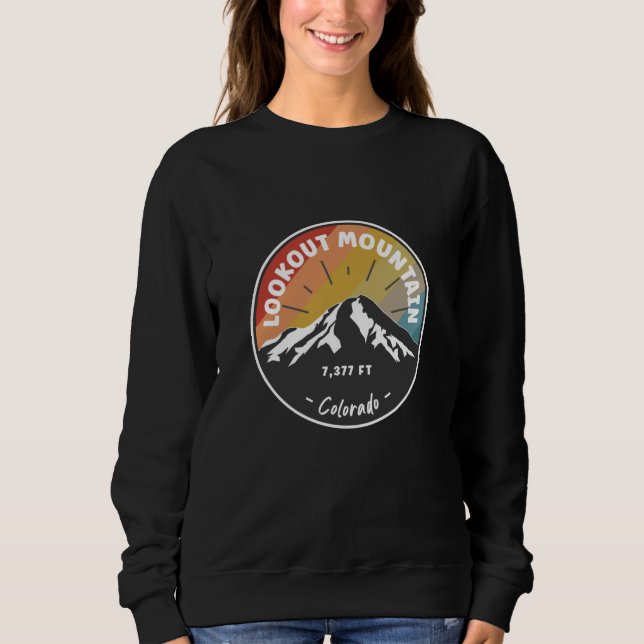 Hiking Lookout Mountain Colorado T Shirt (Framsida)