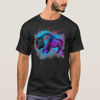 Hiking National Park Buffalo Gift utomhus Bison T Shirt