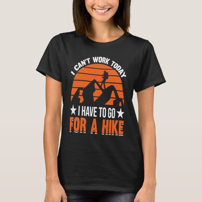 Hiking National Park Hike Mountain Hiker 3 T Shirt (Framsida)