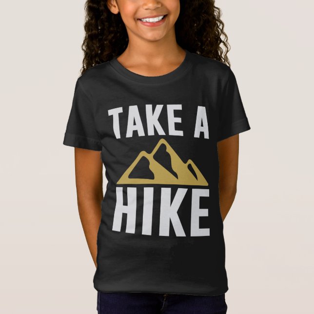 Hiking Natur Hike Hiker Exdoor Lusen Ta en hike T Shirt (Framsida)
