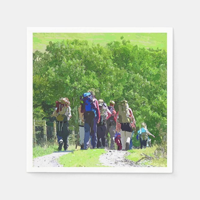 HIKING PAPPERSSERVETT (Framsidan)