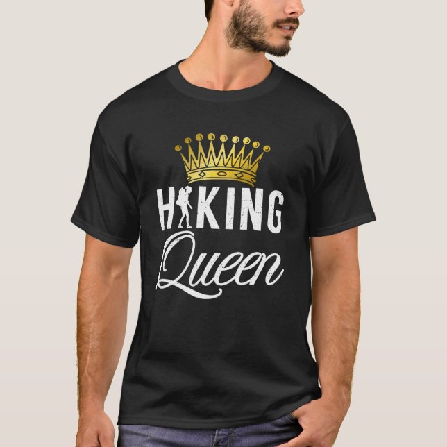 Hiking Queen Nature Hiker T Shirt (Framsida)