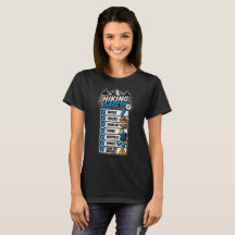 Hiking Safety blk1 Dam-T-Shirt