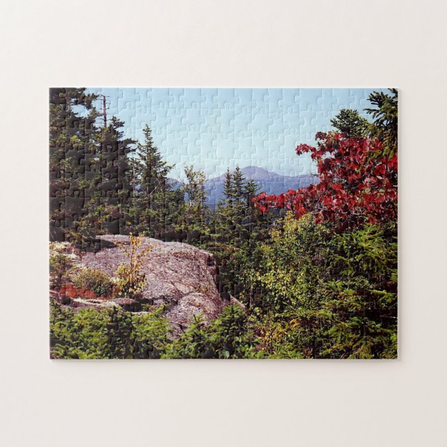Hiking Scenia White Mountains New Hampshire Puzzle Pussel (Horisontell)