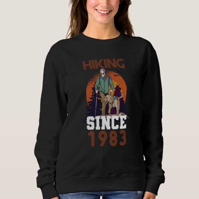Hiking since 1983 t shirt (Framsida)