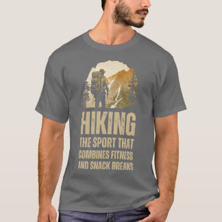 Hikinghe Sporthat Combines Fitness And Snack Break T Shirt