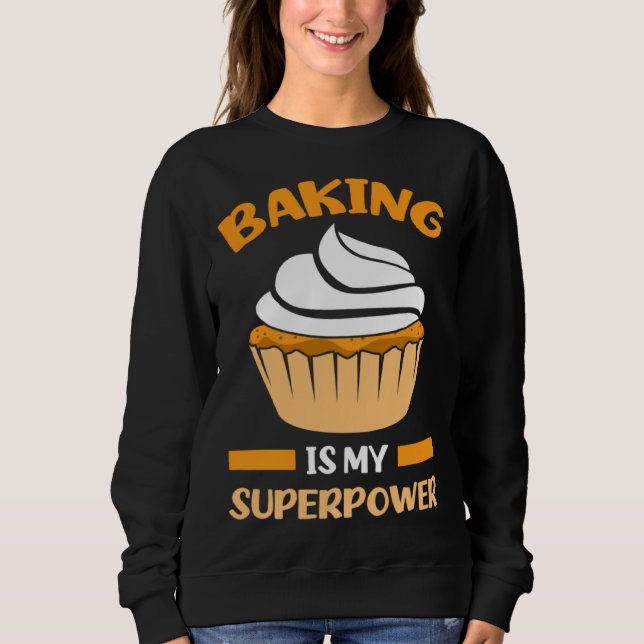 hilarious baking text baker t shirt (Framsida)