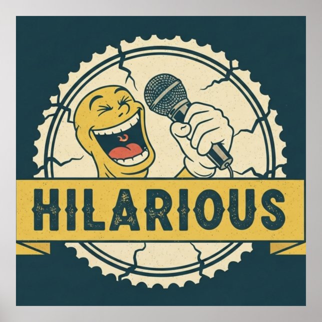 Hilarious Comedy Poster (Framsidan)
