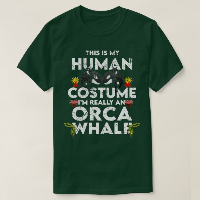 Hilarious Orca Halloween Costume  T Shirt (Design framsida)