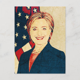 Hilary Clinton Memorabilia pop Art Blank-kort Vykort